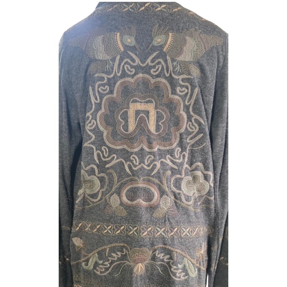 Johnny Was Biya Open Front Coat Womens Size M - Picture 9 of 16